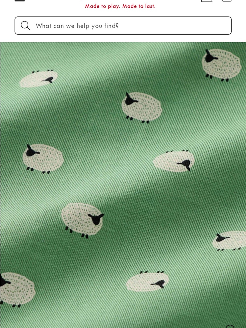 Hanna Andersson
HannaSoft™ Stretch Sleeper
2 Way Zipper One-Piece Bodysuit
Sheep - Picture 2 of 4